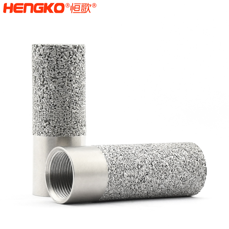 金屬燒結濾芯_內螺紋金屬燒結過濾器  用于溫濕度變送器探頭